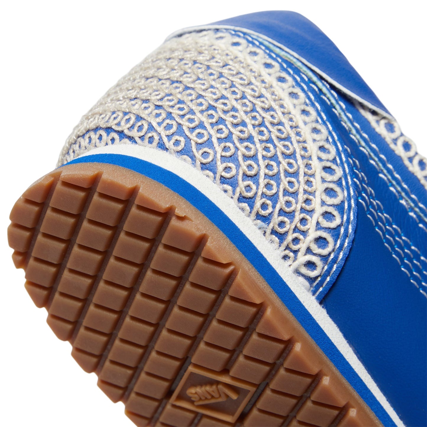 Vans Mary Jane Super Low Pro Slip-On Lx (Embroidered Blue/Marshmallow)