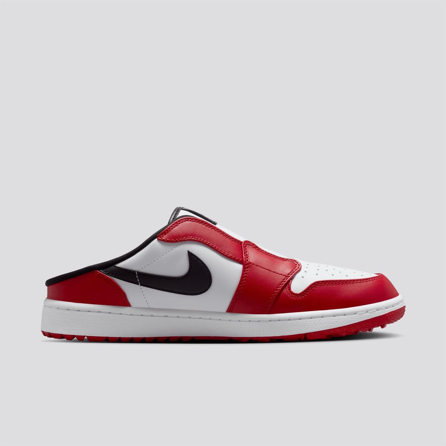 Air Jordan 1 Mule Spikeless Shoes White/Black/Varsity Red