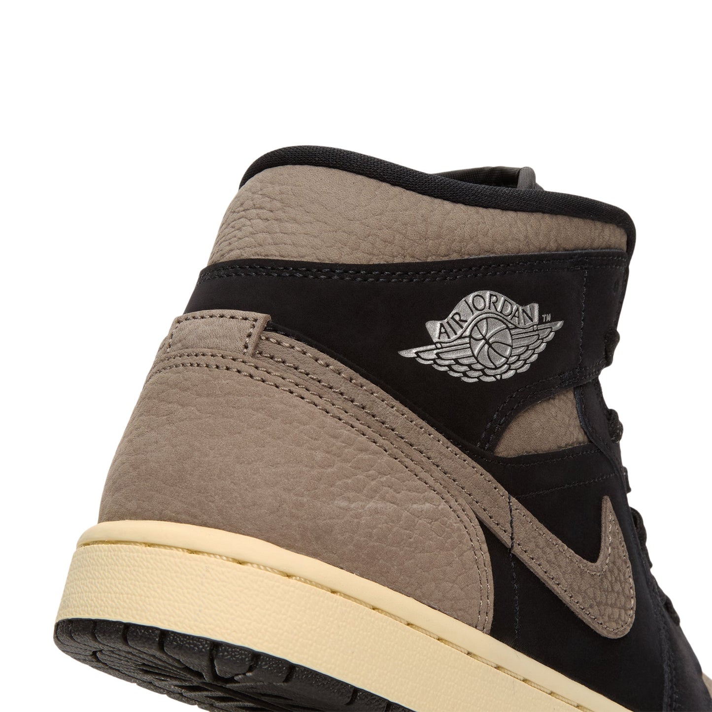 Jordan Air Jordan 1 Mid Se ( Black/Olive Grey-Lt Wild Mango)