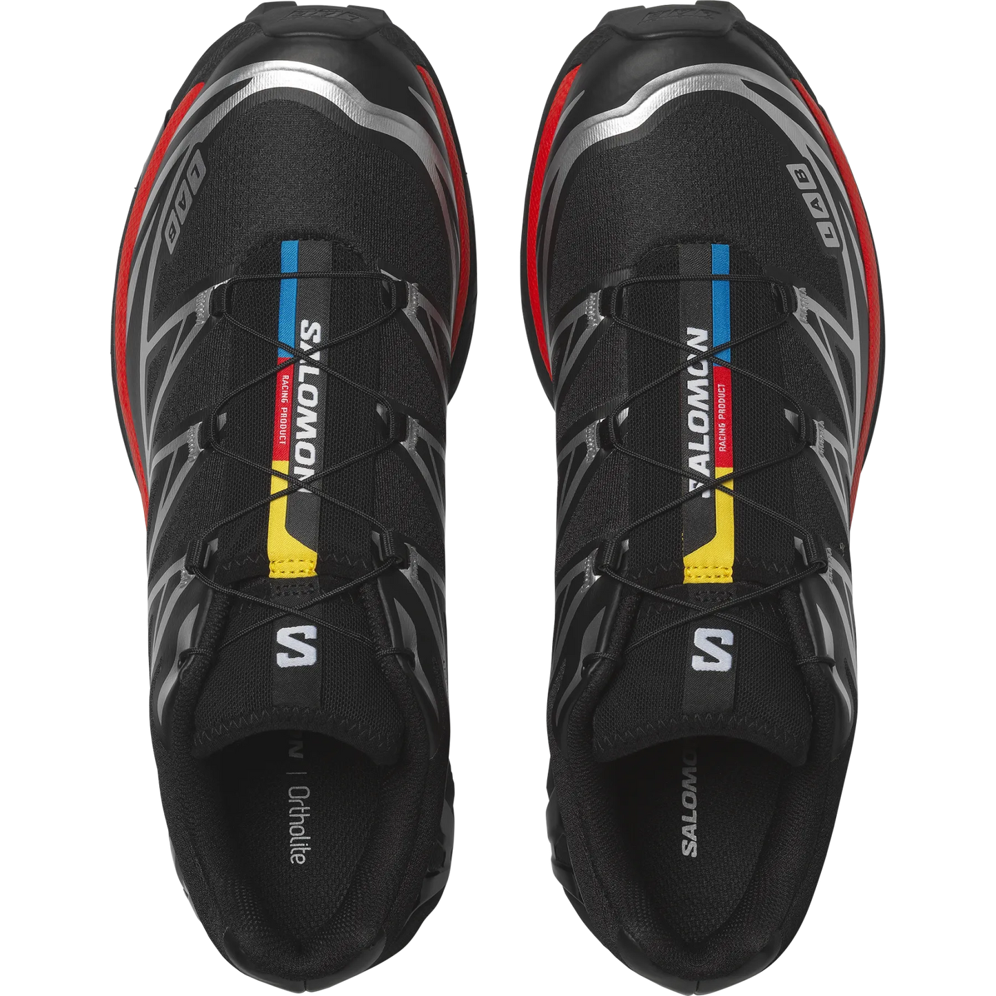 Salomon Xt-6 Black Fiery Red Silver