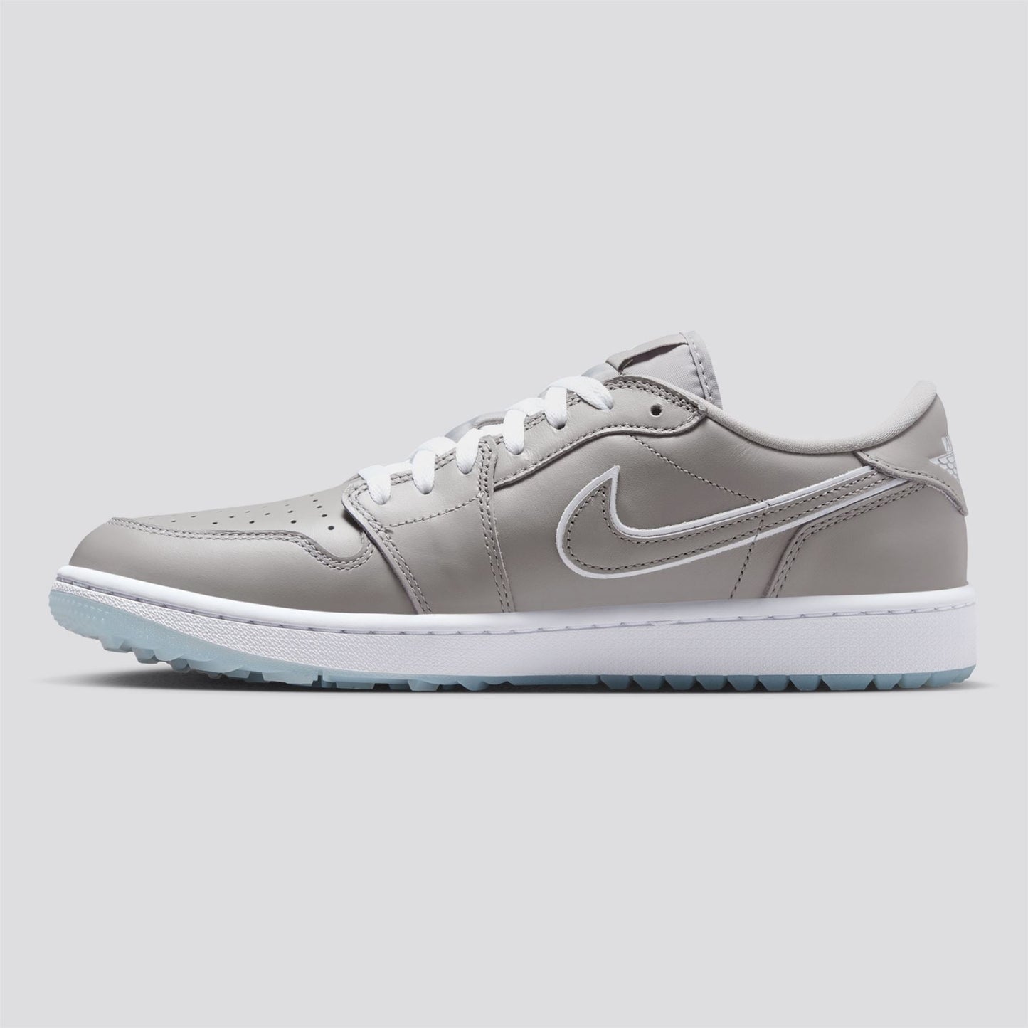 Air Jordan 1 Low Spikeless Golf Shoe Medium Grey/White/Blue Tint