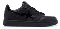 A Bathing Ape Bape Sk8 Sta Triple Black Patent Leather Sta Logo