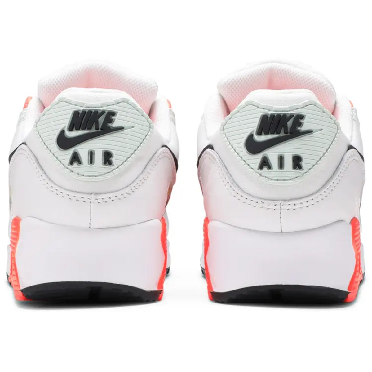 Nike Air Max 90 White Barely Green Bright Mango (W)