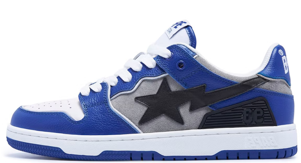 A Bathing Ape Bape Sk8 Sta Blue Grey
